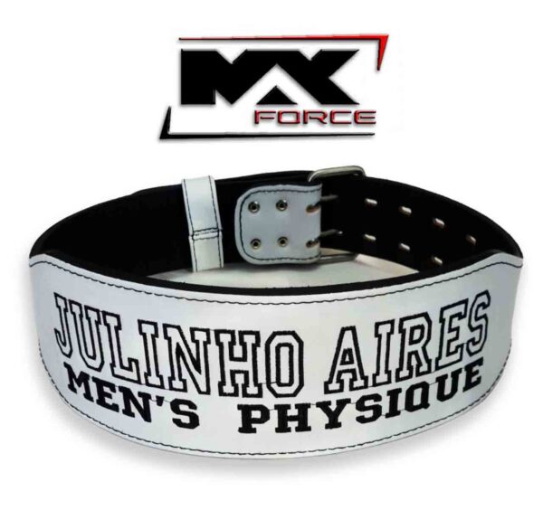 cinturão de couro personalizado academia musculacao powerlifting 1